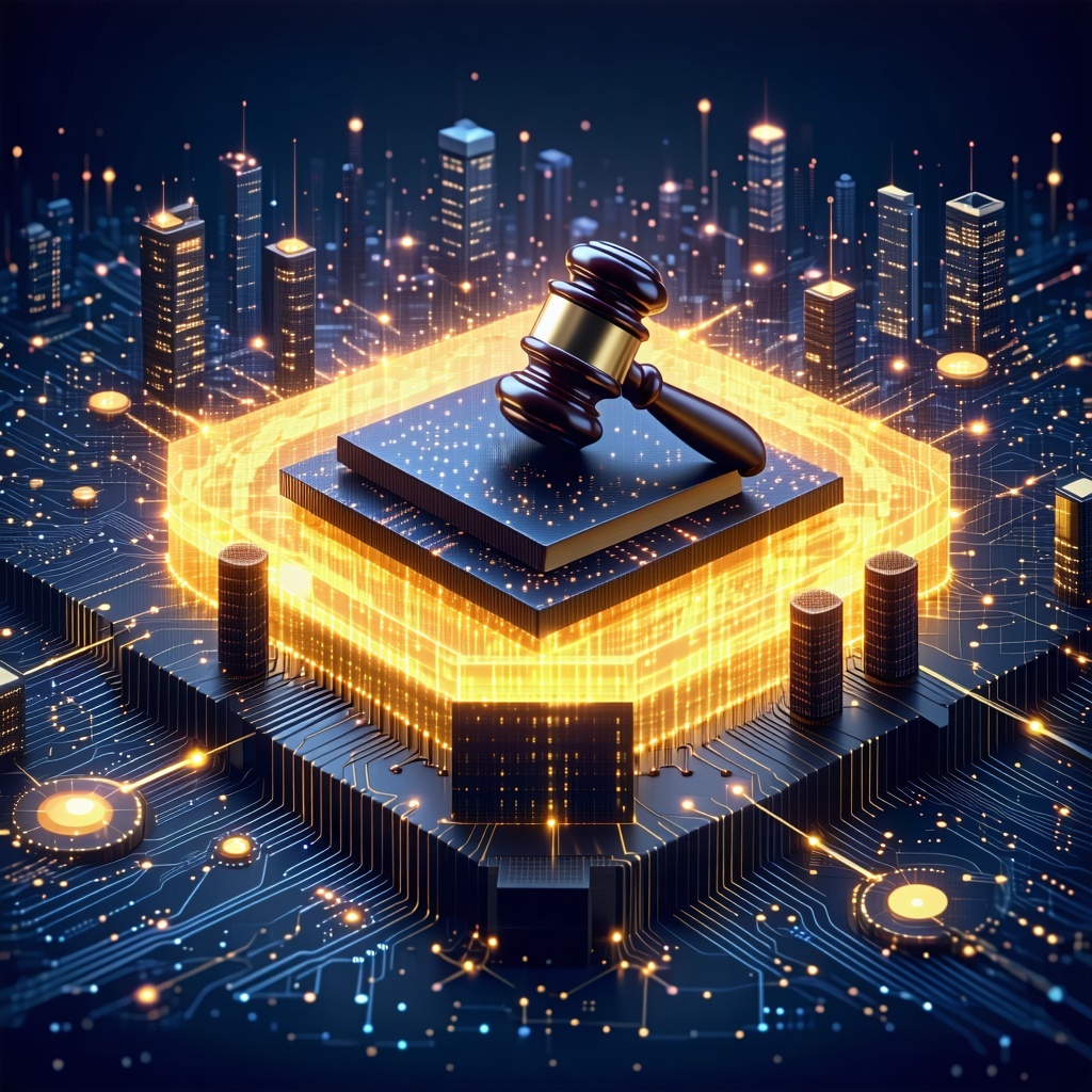 The image portrays a cuttingedge legal firm that has adopted groundbreaking and meticulously crafted strategies to safeguard its operations in an increasingly perilous digital landscape rife with cyber threats Central to this firm is a team of dedica